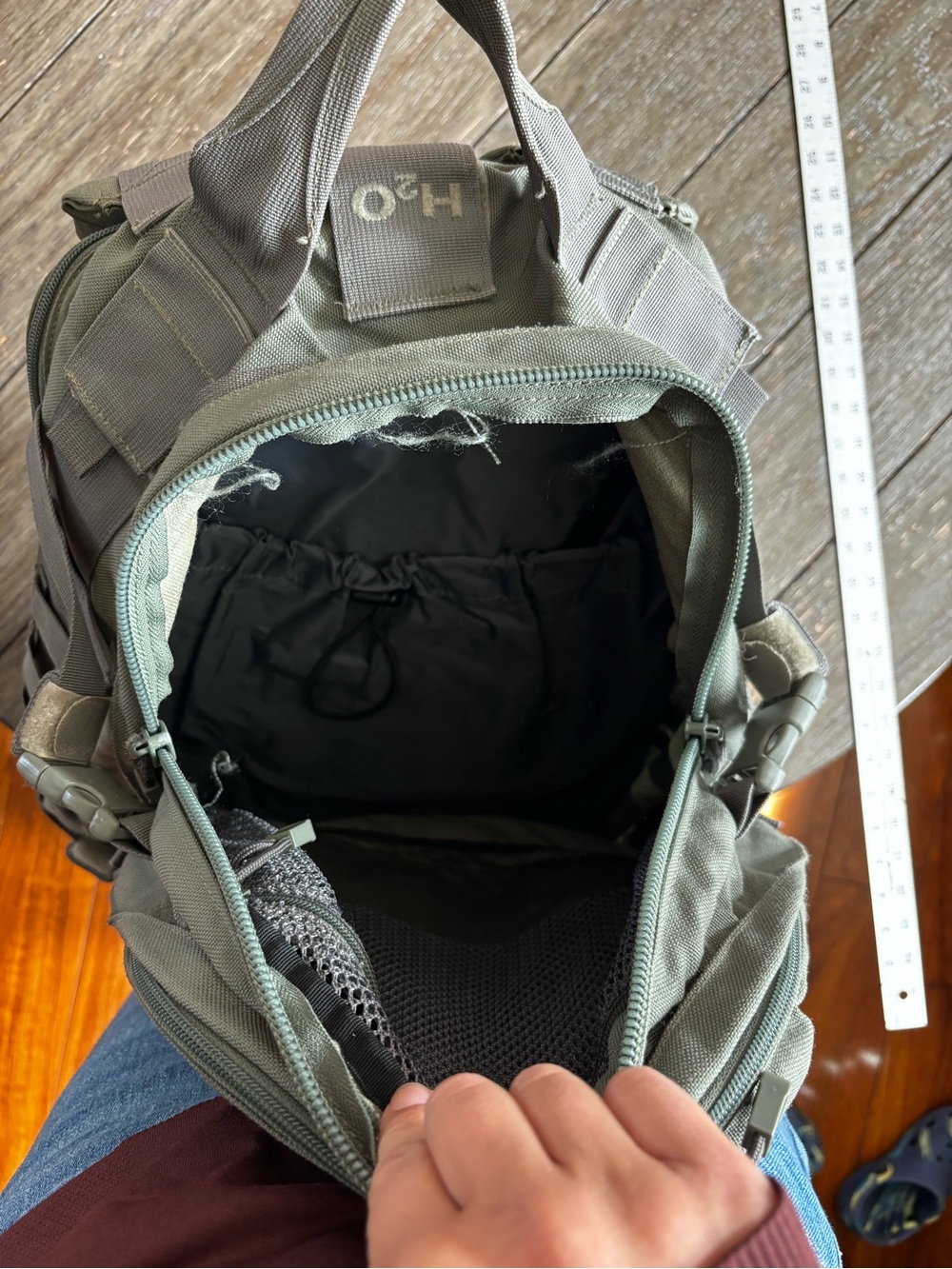 CamelBak Olive Green Tactical Sling Backpack - Picture 6 of 6